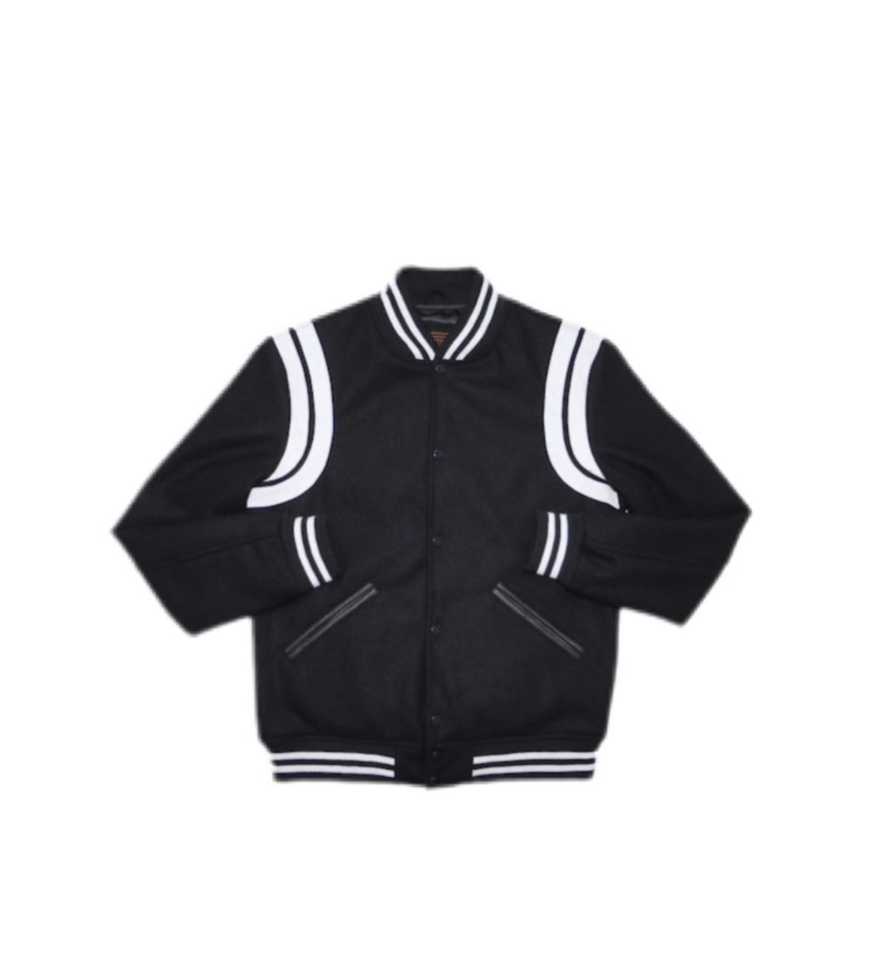 DÉGALV Wool Knit Bomber Jacket